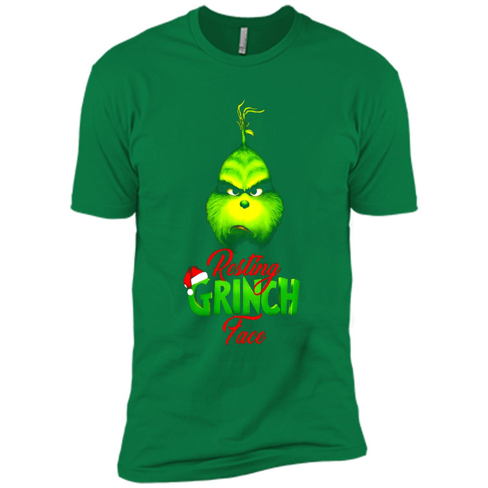 Resting Grinch Face Shirt PINGPONG - Premium Short Sleeve T-Shirt