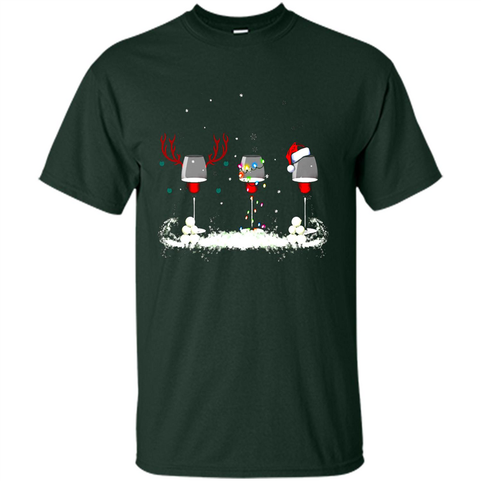 Christmas Red Wine - Merry Xmas T-Shirt - Shirt