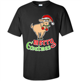 Christmas Merry Goatmas Goat Shirt Santa Hat - Shirt