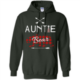 Aunt Shirt Buffalo Plaid Family Camp Bear Tee - Hoodie