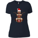 San Francisco 49ers NFL Dabbing Snowman Xmas