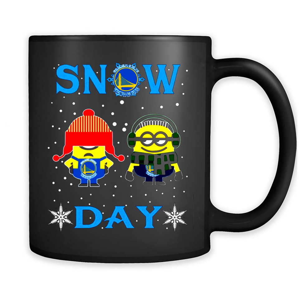 Snow Day Shirt For Golden State Warriors Vs Minion Fans pingpong