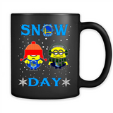 Snow Day Shirt For Golden State Warriors Vs Minion Fans pingpong