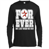 Houston Astros Forever For ever not just when we win - Canvas Long Sleeve T-Shirt