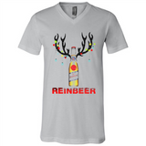 Miller High Life beer reinbeer Christmas - Canvas Unisex V-Neck