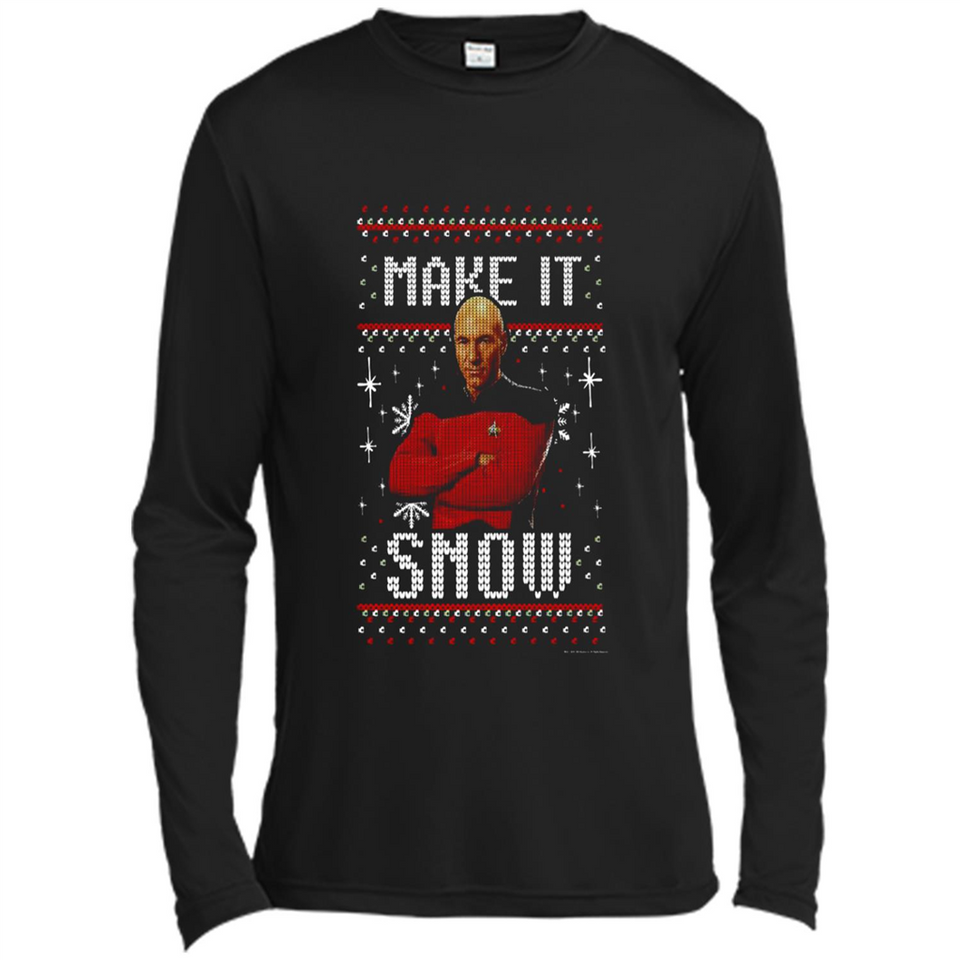 Make It Snow Jean-Luc Picard Star Trek PINGPONG