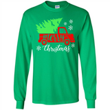 Vintage Christmas Classic Truck T-Shirt with Snow and Tree