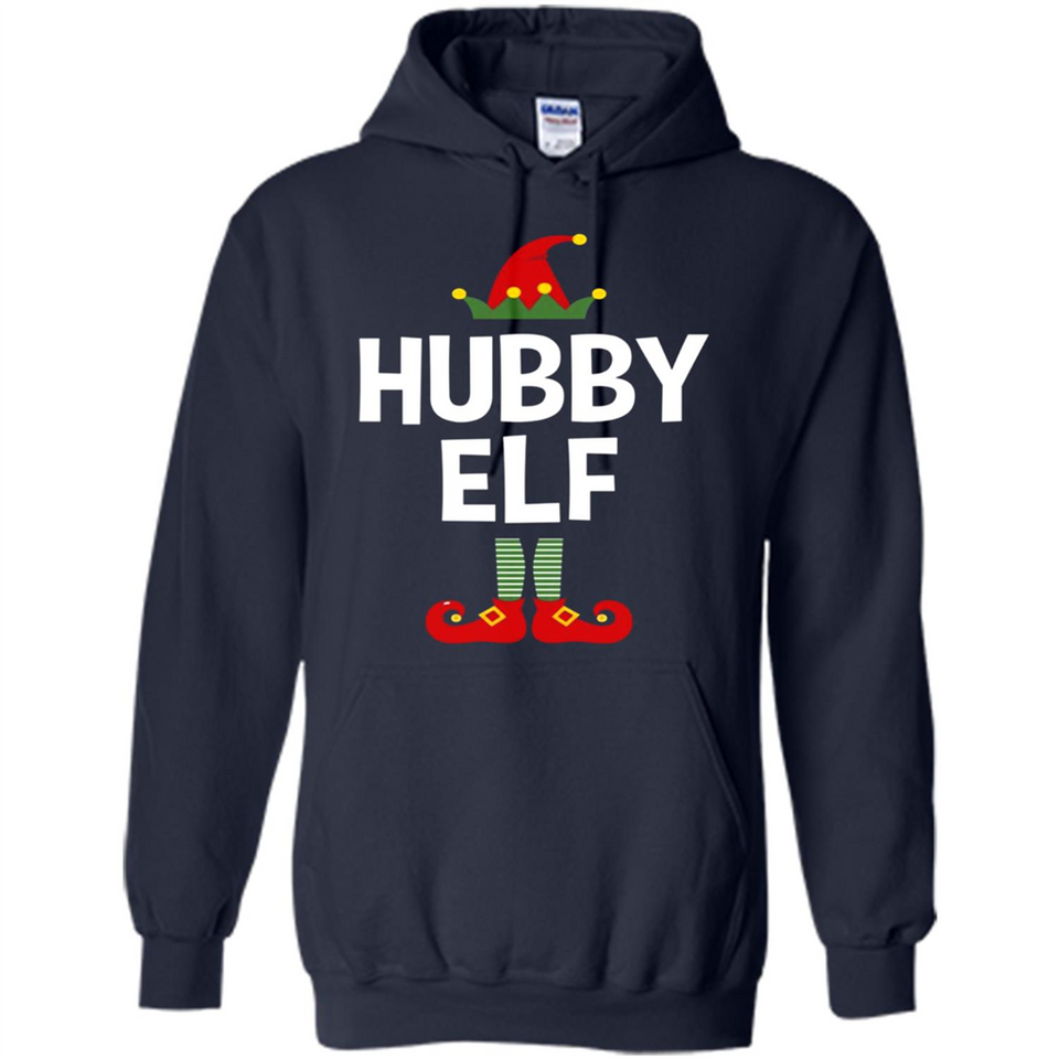 Hubby Elf Shirt - Family Matching Christmas Pajamas - Hoodie