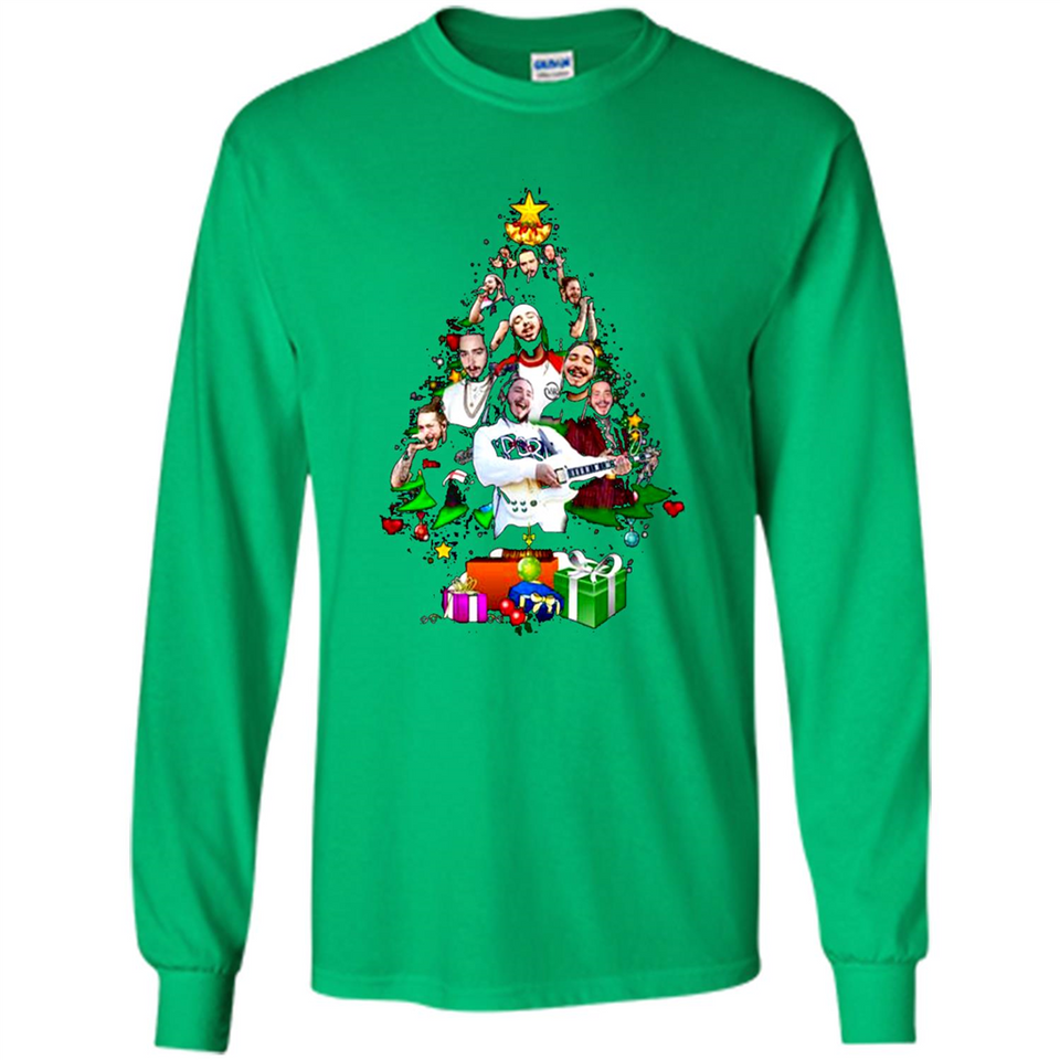 Post Malone Christmas Tree Sweater PINGPONG