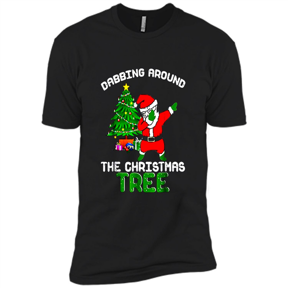 Christmas Dabbing Santa - Premium Short Sleeve T-Shirt