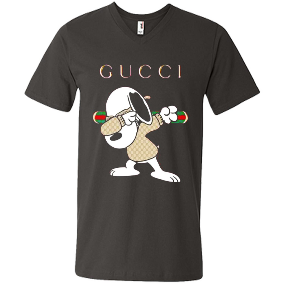 SNOOPY GUCCI DABBING - Men's V-Neck