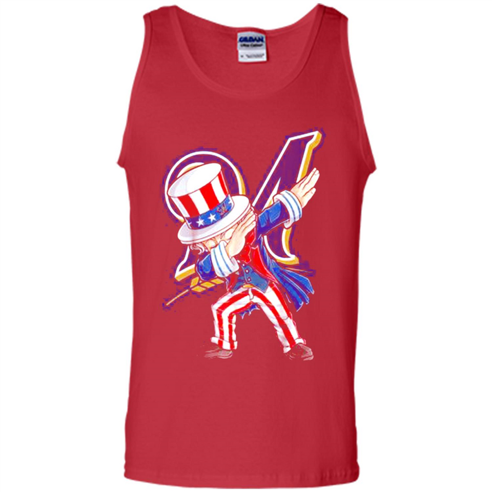 MLB MILWAUKEE BREWERS UNCLE SAM DABBING INDEPENDENCE DAY
