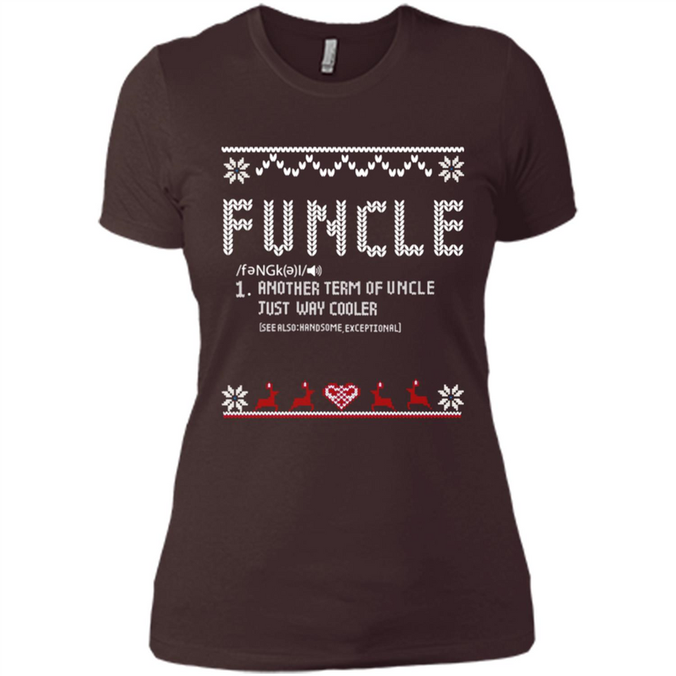 Mens Christmas Funcle Definition - Ladies' Boyfriend T-Shirt