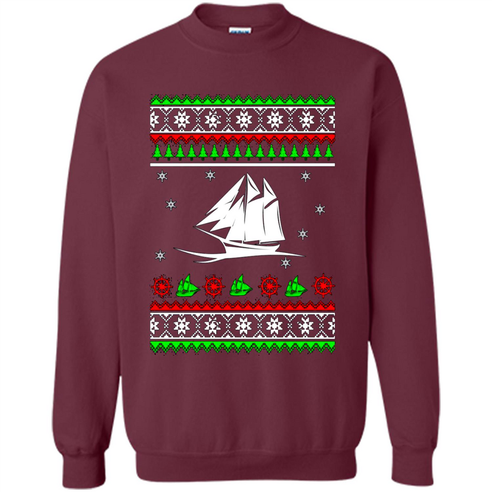 Nautical Anchor Ugly Christmas sweater PINGPONG