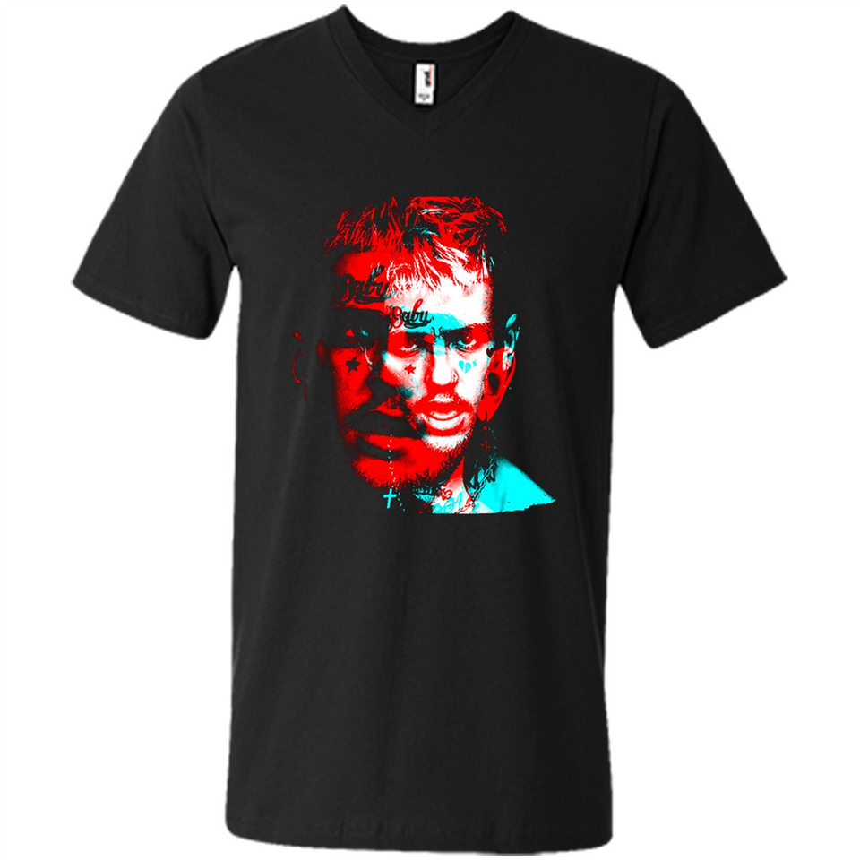 Lil Peep Rapper Fan Wear Shirt Ladies' Boyfriend Shirt - Men's V-Neck