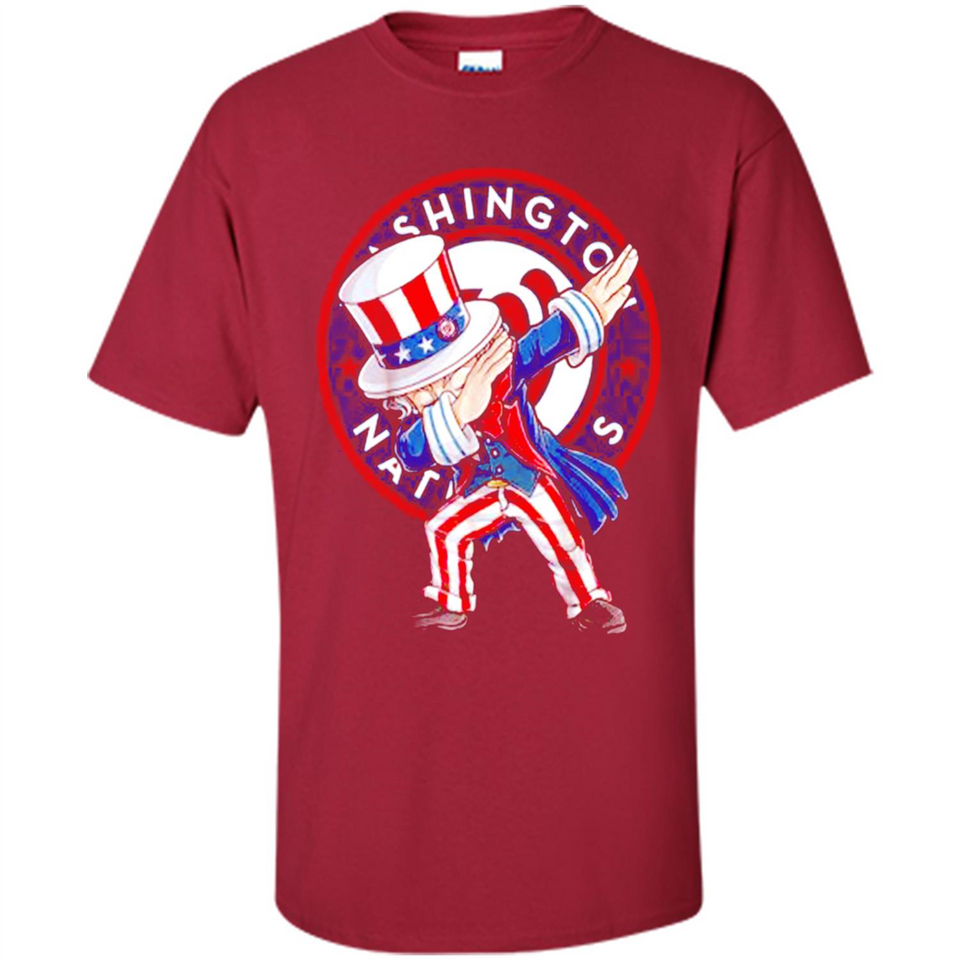 MLB WASHINGTON NATIONALS UNCLE SAM DABBING INDEPENDENCE DAY