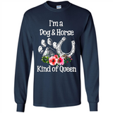 I'm A Dog & Horse Shirt Animal Lover Gift