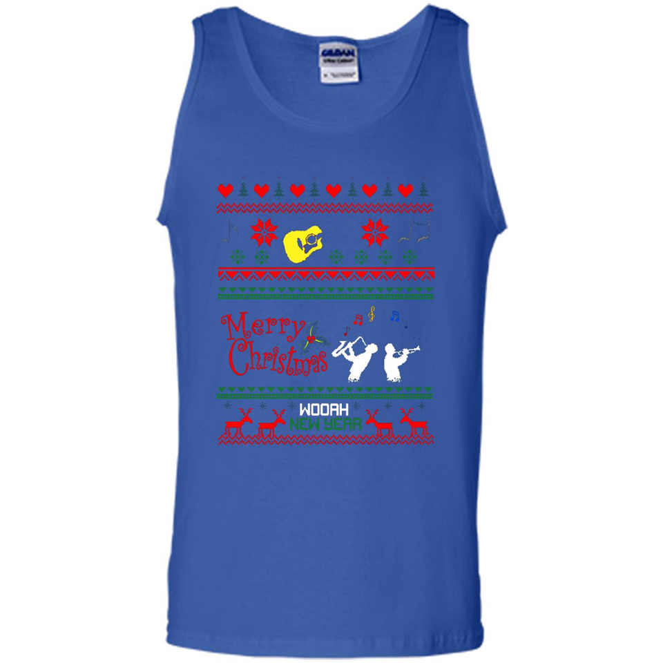 Music Ugly Christmas SweatShirt - Tank Top