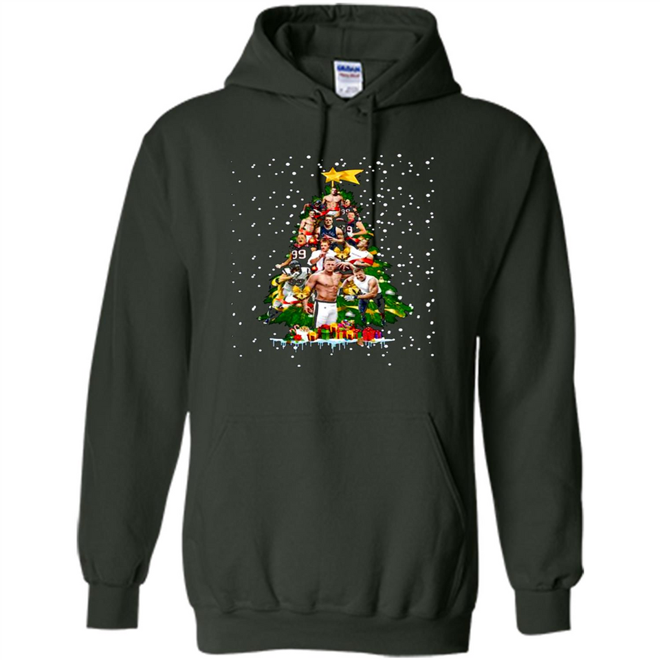 J.J. Watt Christmas Tree ugly sweater PINGPONG