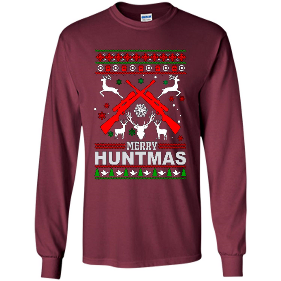 Merry Huntmas Christmas sweater PINGPONG