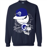 Jack Skellington The Nightmare Before Christmas-Rams Football - Sweatshirt