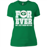 Georgia Bulldogs Forever For ever not just when we win - Ladies' Boyfriend T-Shirt