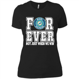 Miami Dolphins Forever For ever not just when we win - Ladies' Boyfriend T-Shirt