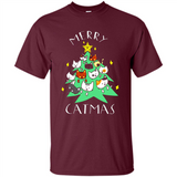 Merry Catmas Funny Cool Christmas Mug PINGPONG - Shirt