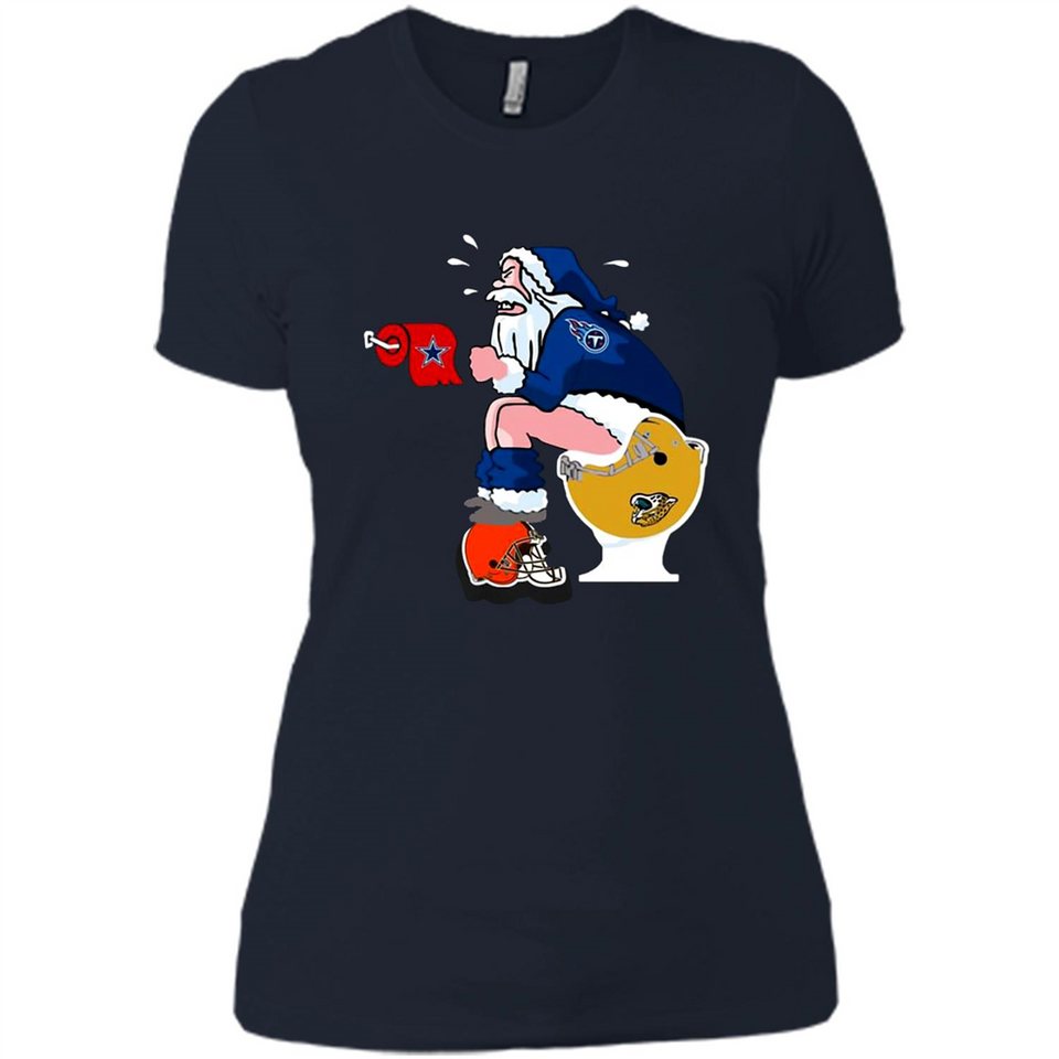Tennessee Titans Santa Claus Toilet