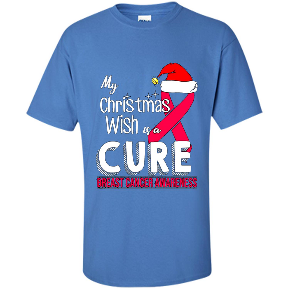 My Christmas Wish Is A Cure Breast Cancer Awareness sweater PINGPONG