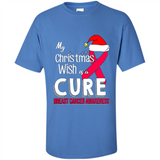 My Christmas Wish Is A Cure Breast Cancer Awareness sweater PINGPONG