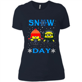 Snow Day Shirt For Detroit Tigers Vs Minion Fans pingpong