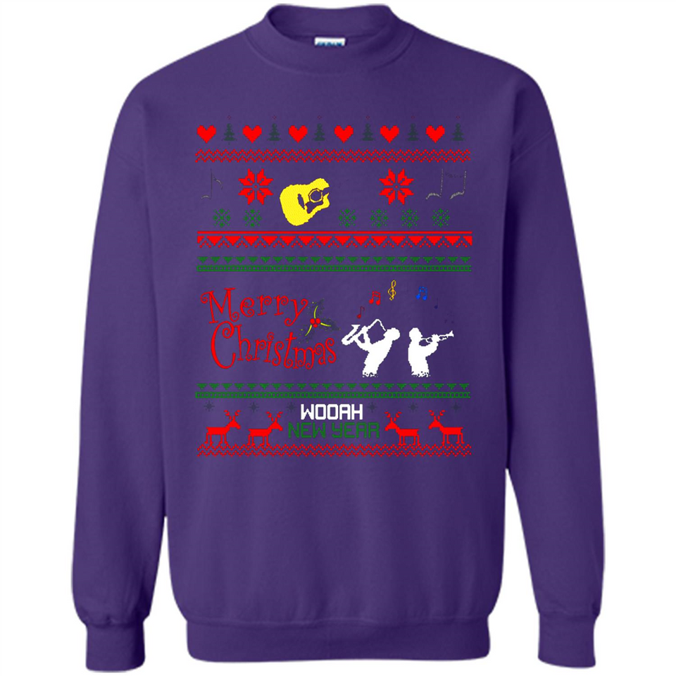 Music Ugly Christmas SweatShirt - Sweatshirt