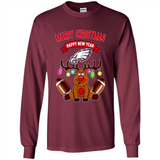 Philadelphia Eagles NFL Reindeer Funny Merry Christmas And Happy New Year