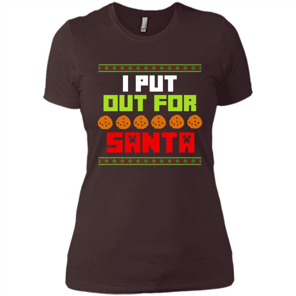 Cookies Out For Santa Christmas - Ladies' Boyfriend T-Shirt