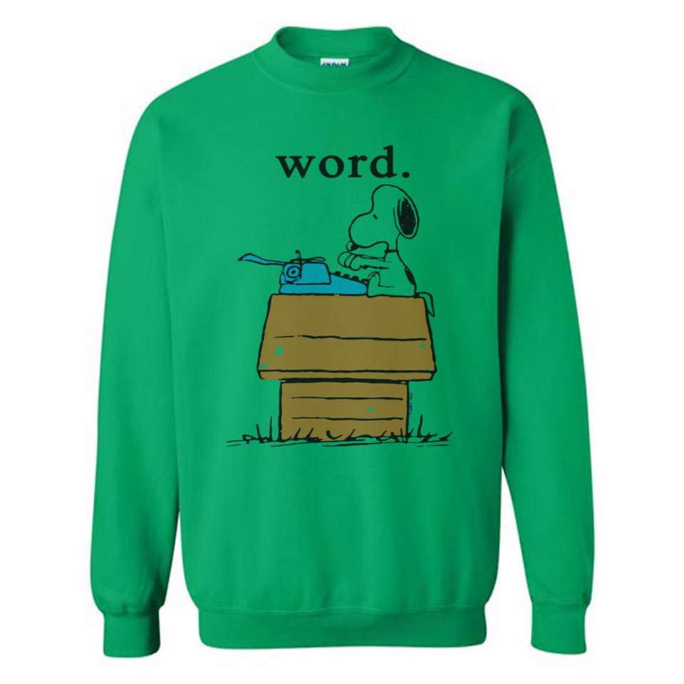 Snoopy Word - Sweatshirt