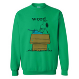 Snoopy Word - Sweatshirt
