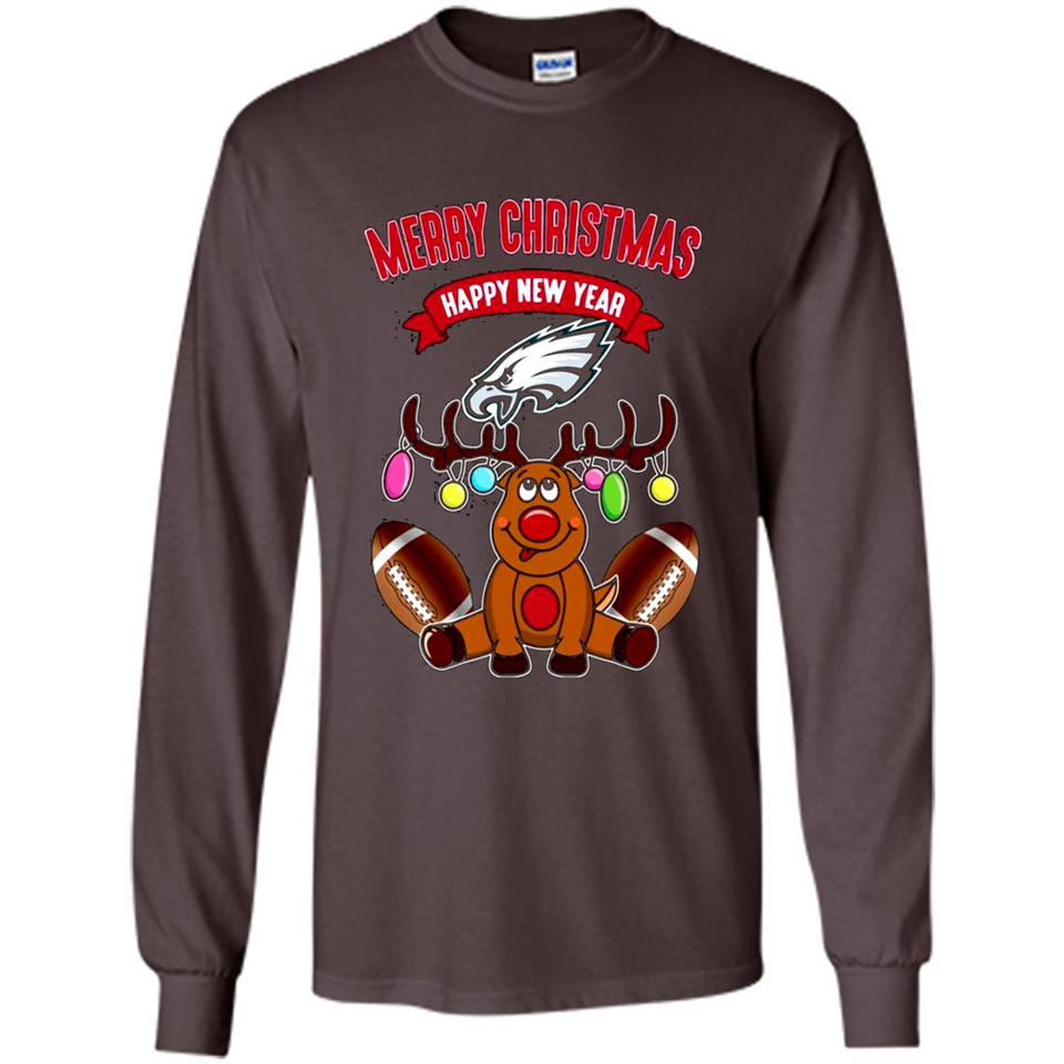Philadelphia Eagles NFL Reindeer Funny Merry Christmas And Happy New Year