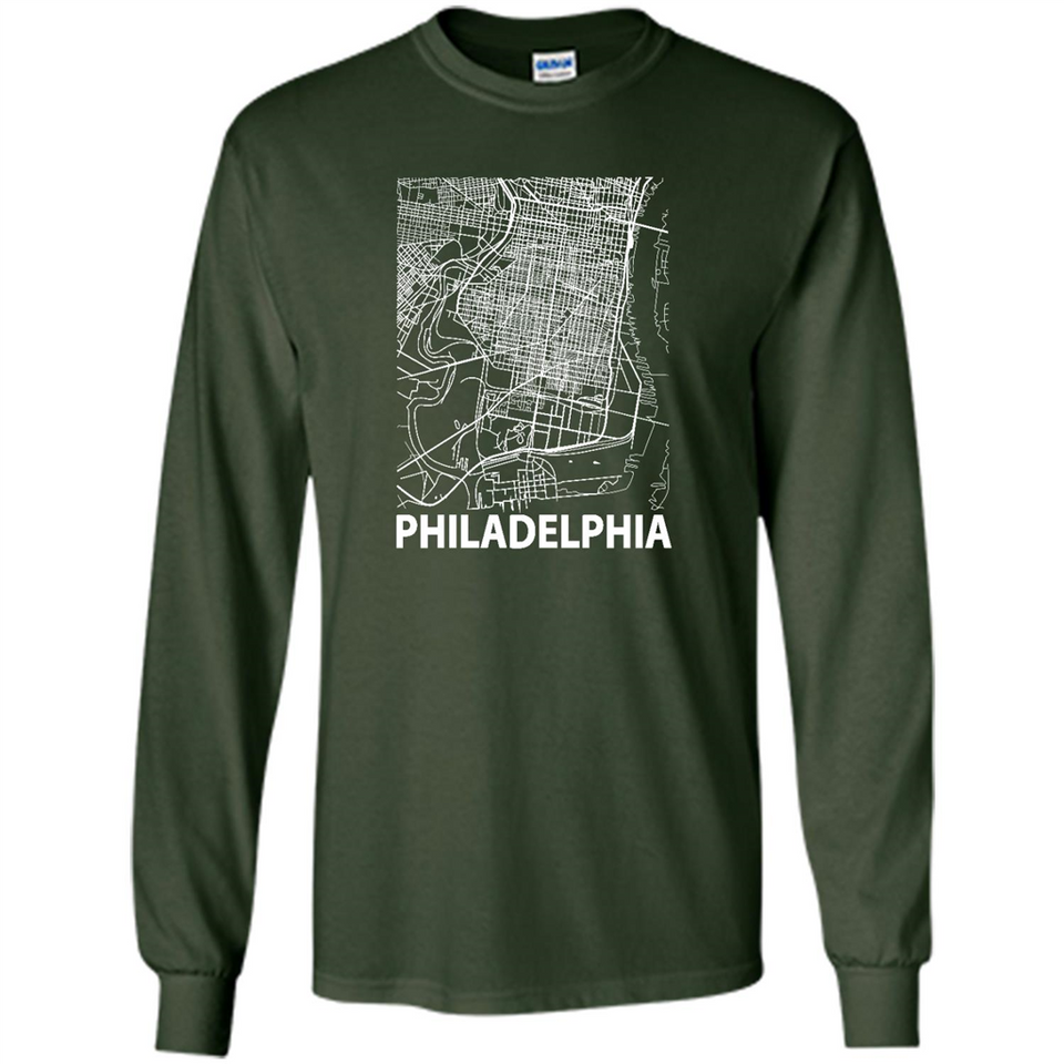 Philadelphia Pennsylvania City Map Souvenir
