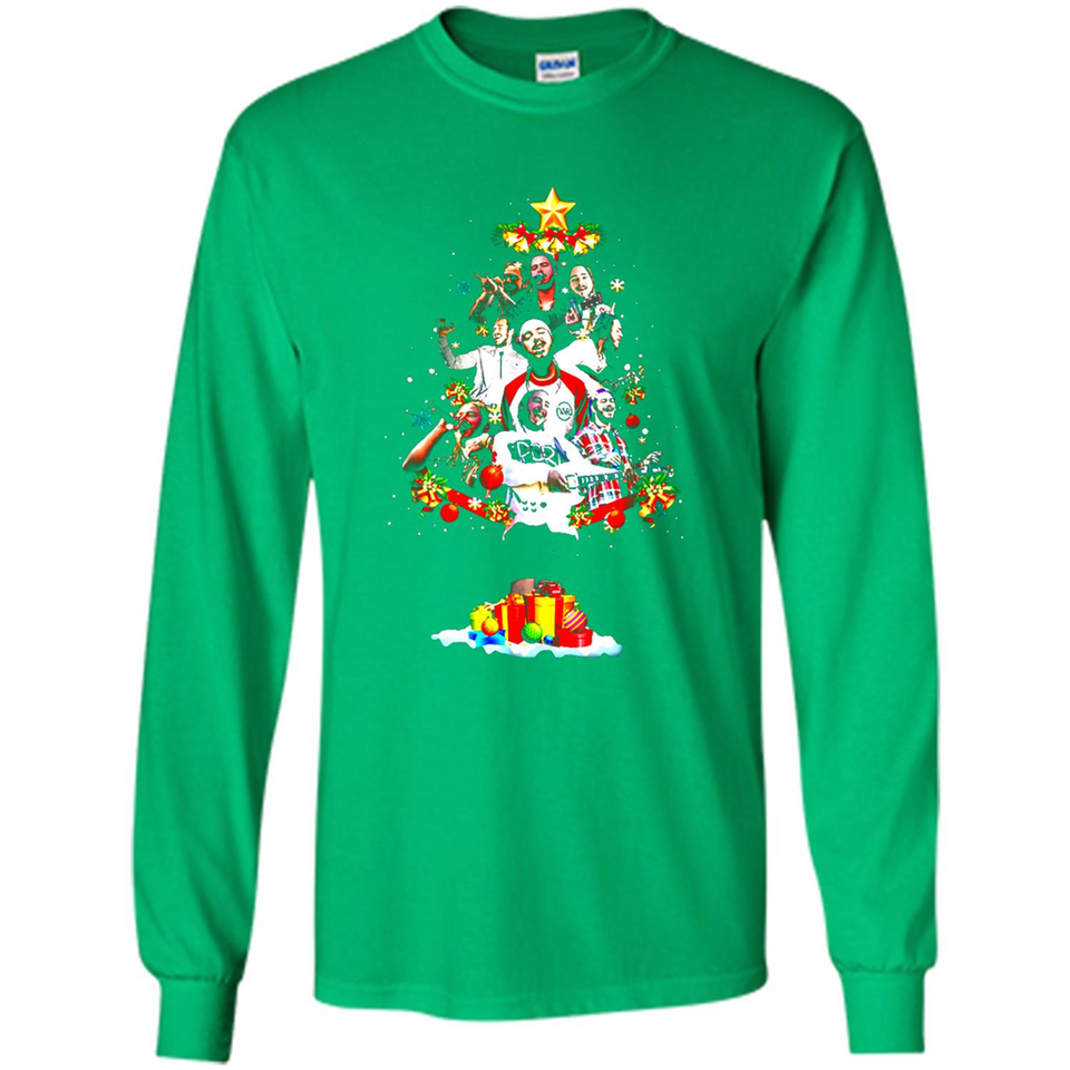 Christmas Post Noel Malone Tree shirt Gift For Christmas - Long Sleeve T-Shirt