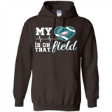 Philadelphia Eagles Football My Heart is on that Field - Hoodie