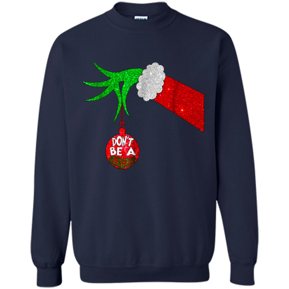 GRINCH HAND HOLDING CHRISTMAS ORNAMENT - DON'T BE A GRINCH PINGPONG