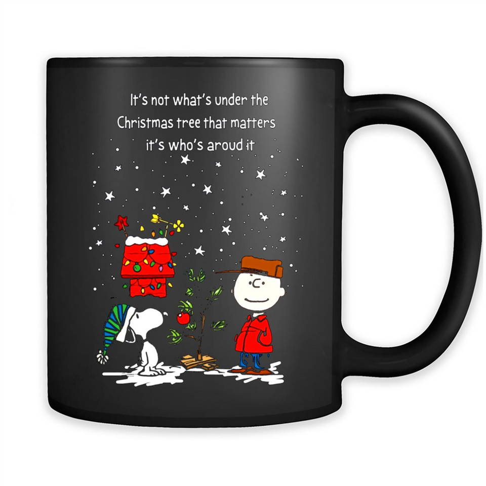It’s Not What’s Under The Christmas Tree Snoopy Charlie Brown PING PONG