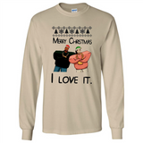 Drake Merry Christmas I love it sweatshirt PINGPONG - Long Sleeve T-Shirt