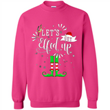 Let's Get Elfed Up Funny Drinking Wine Christmas Elf PINGPONG