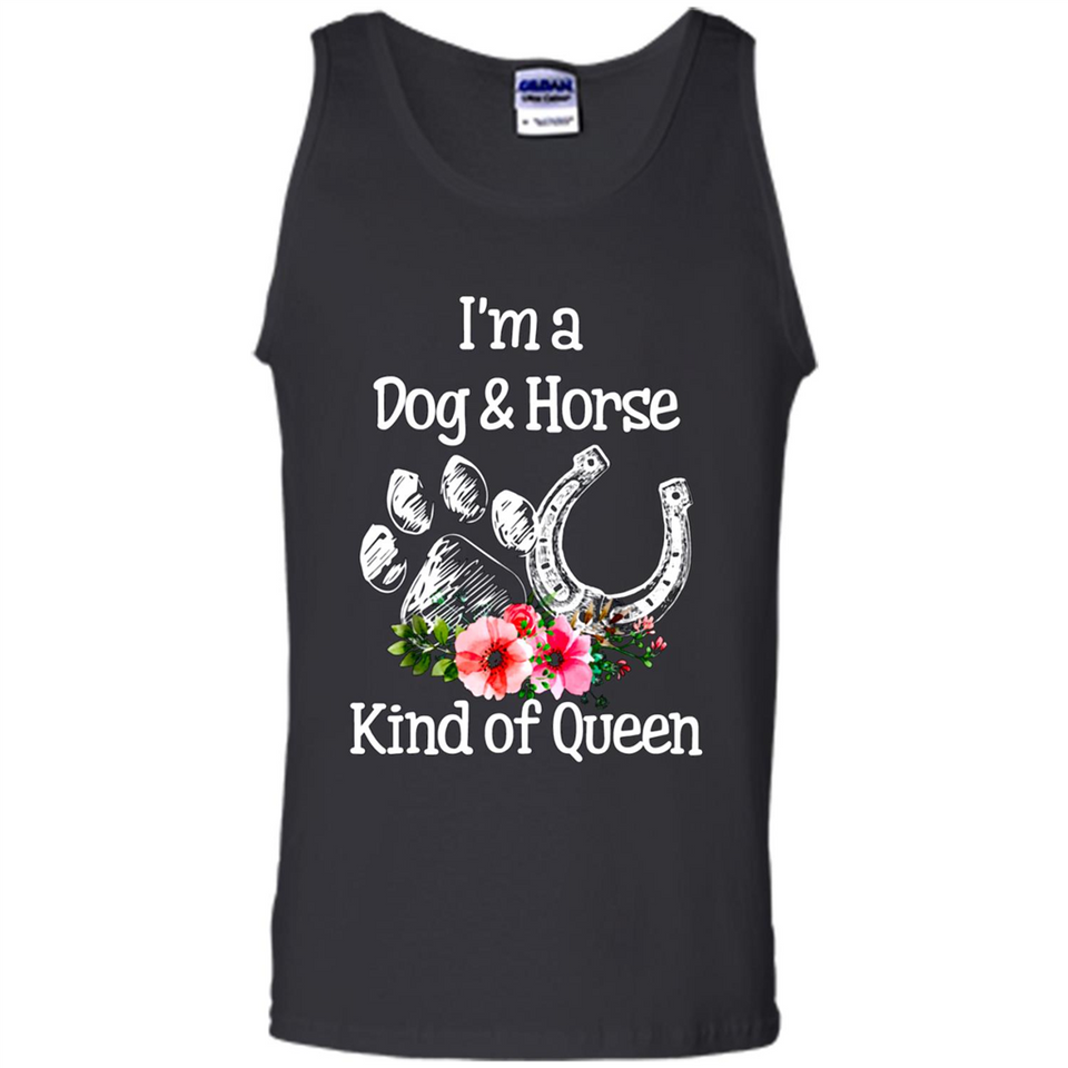 I'm A Dog & Horse Shirt Animal Lover Gift
