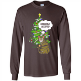 Christmas Tree Cat Long Sleeve Christmas Shirt for Cat Lover - Long Sleeve T-Shirt