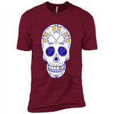 St. Louis Blues Hockey Sugar Skull Day of the Dead