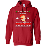 Nigel Thornberry Smashing through the snow Christmas sweatshirt PINGPONG