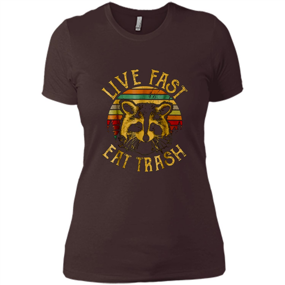 Live fast eat trash bear vintage camping PINGPONG